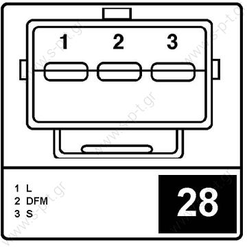 0124325100  BOSCH  ΔΥΝΑΜΟ FORD TRANSIT 14V 110A 2.4TDE TDCI PVF7   YC1U-10300-DA  ΔΥΝΑΜΟ BOCSH FORD TRANZIT 2.4D (ΚΑΡΦΩΤΟ)  12V 105 Amp  PV7x59.6  Ford / Jaguar / Mazda    YC1U-10300-EA Lucas LRA1928 O.E.M YC1U-EA Lti Taxi TX2 Ford 2.4 TD - 